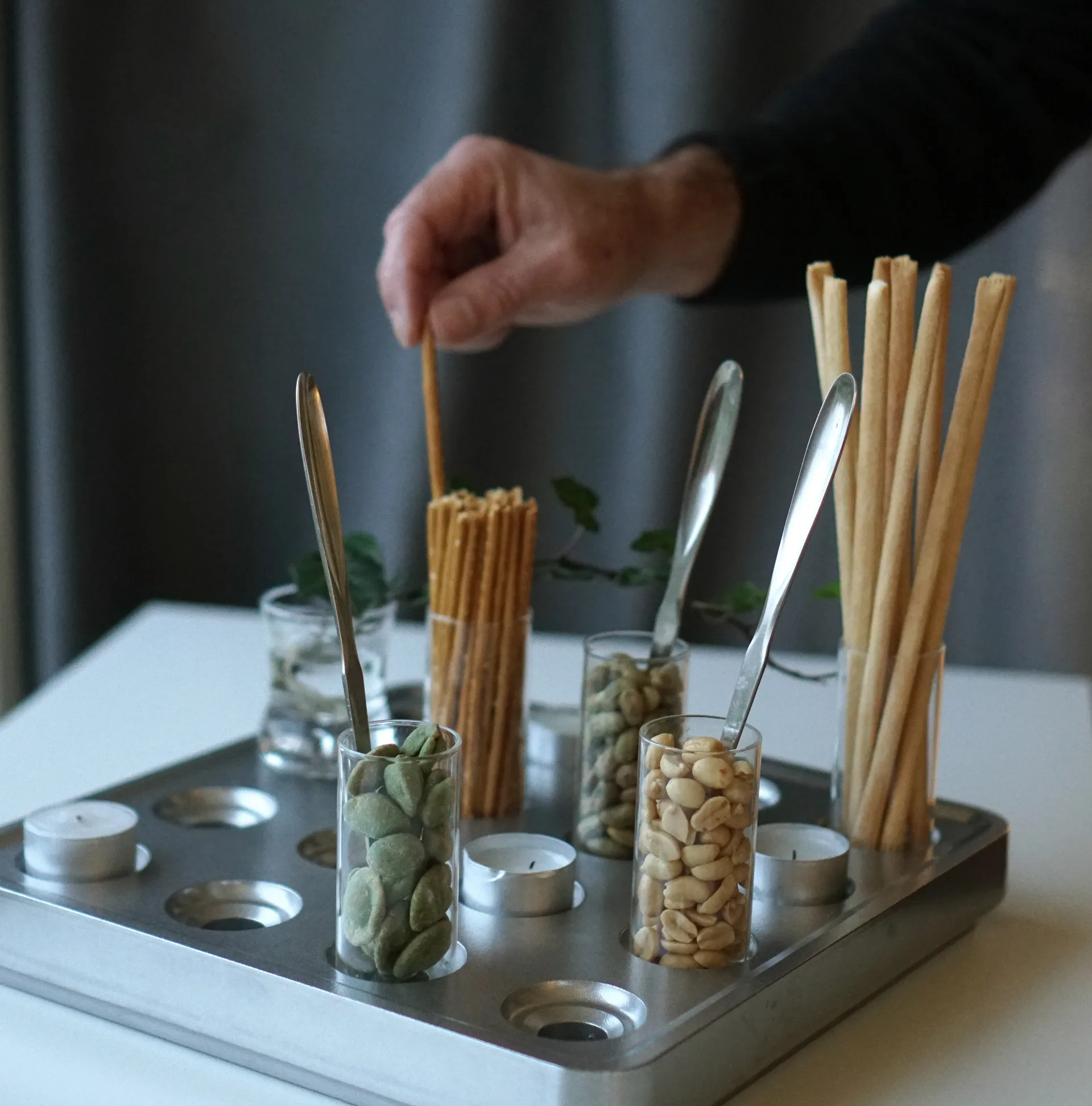 Stumpastaken kaarsenhouder polished, Groot Born In Sweden