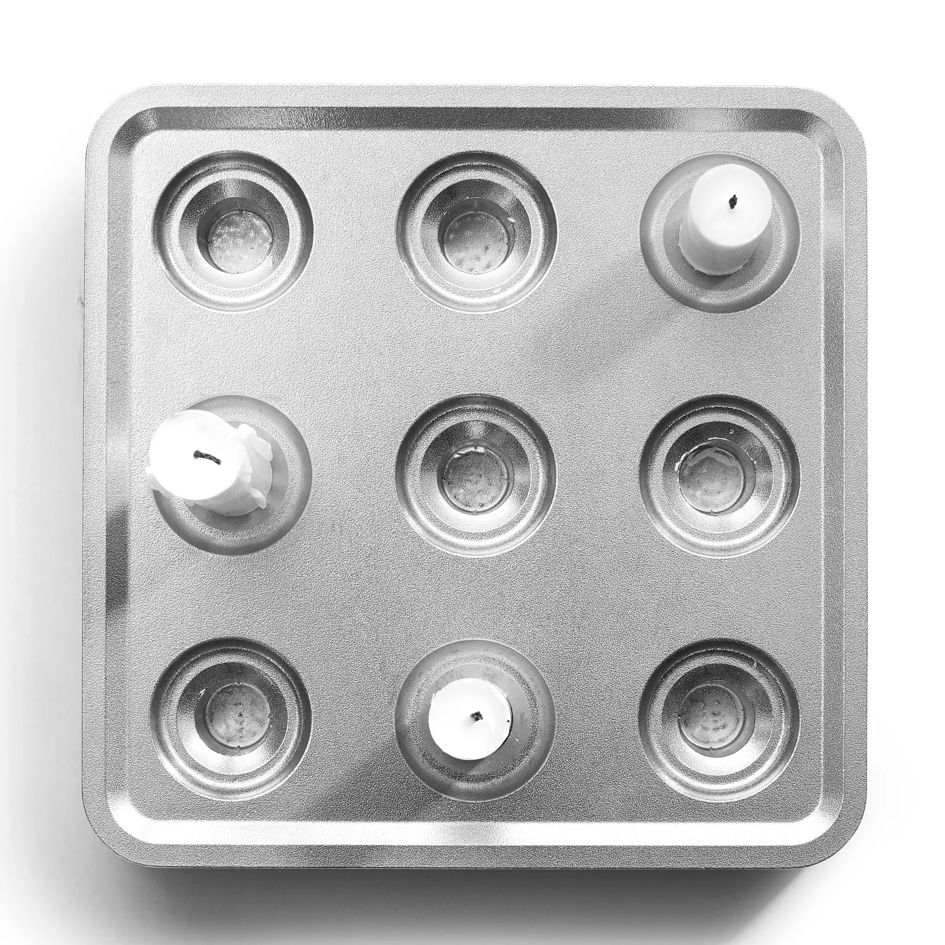 Stumpastaken kaarsenhouder polished, Klein Born In Sweden