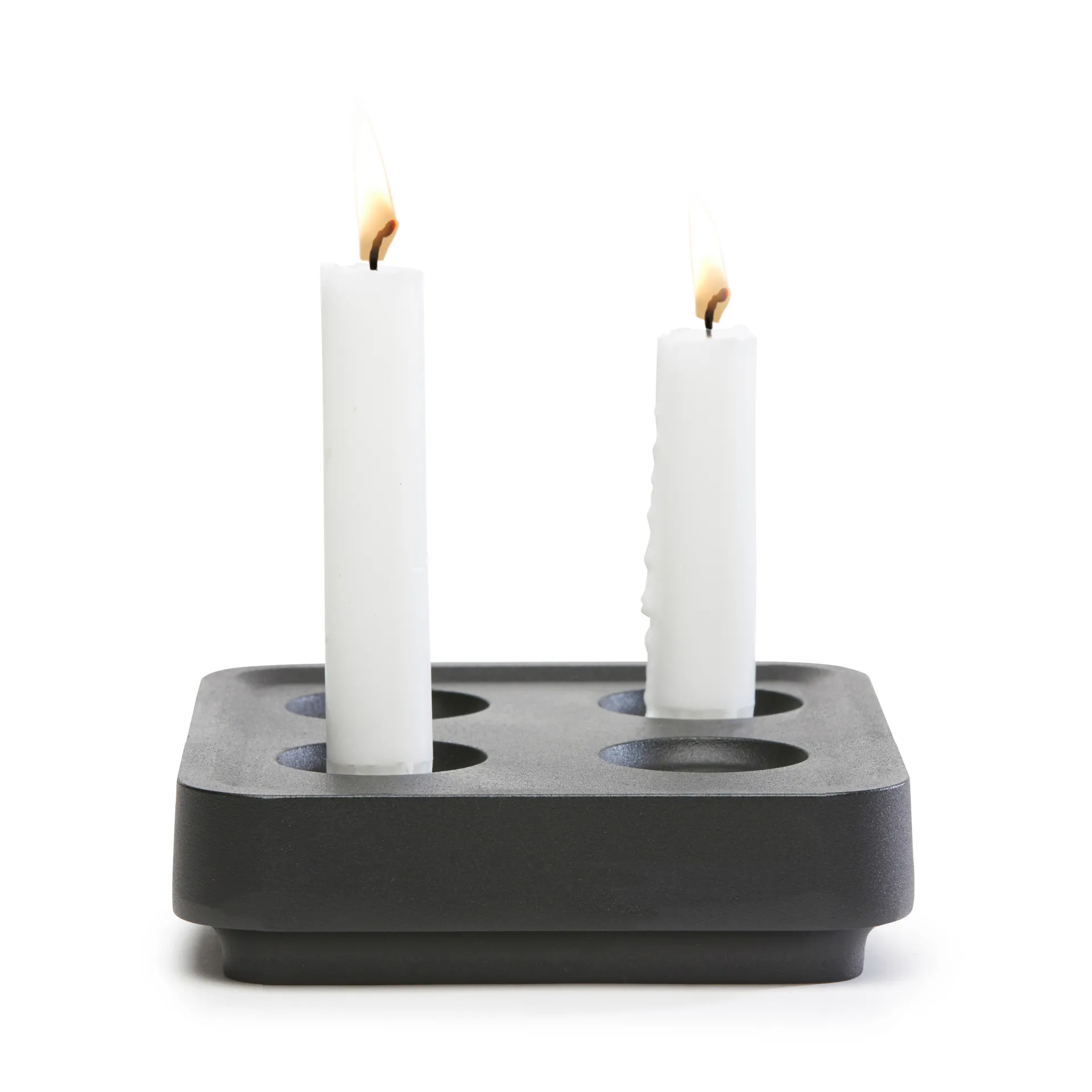 Stumpastaken voor 4 kaarsen, Zwart Born In Sweden