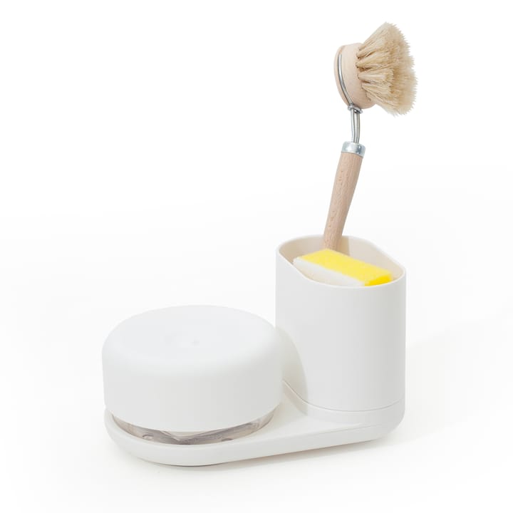 Afwasmiddelpomp met opbergbakje, Wit Bosign