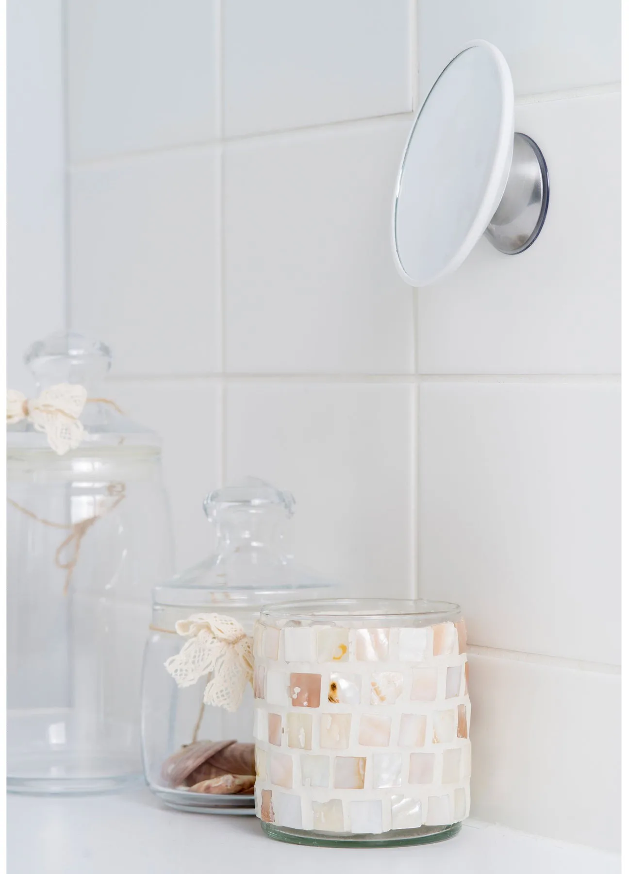 AirMirror make-up spiegel x15 afneembaar met zuignap, Ø11,2 cm Bosign