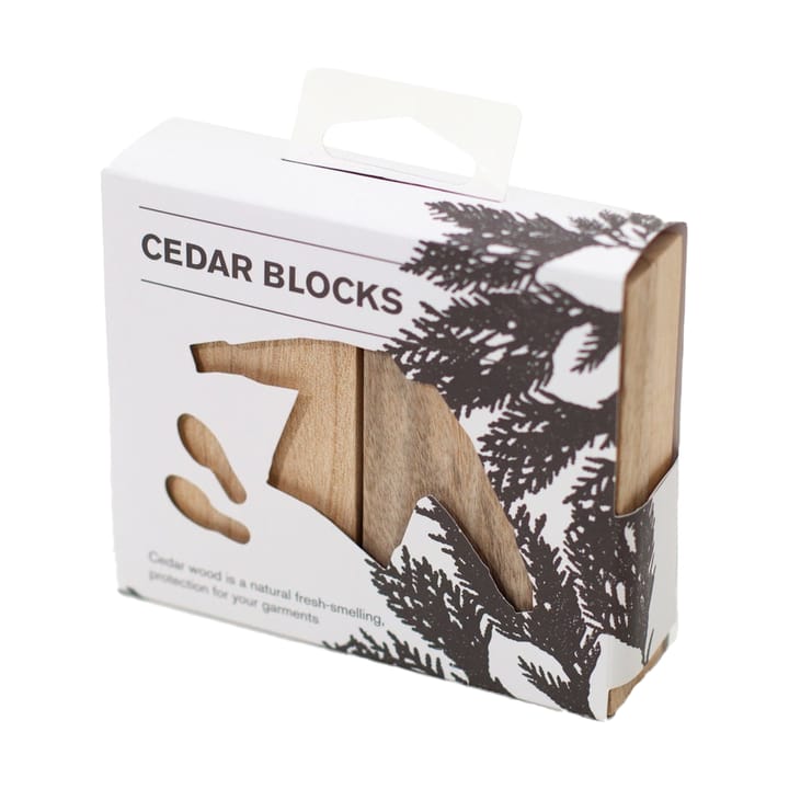 Bosign geurblok in wit cederhout - 4-pack - Bosign