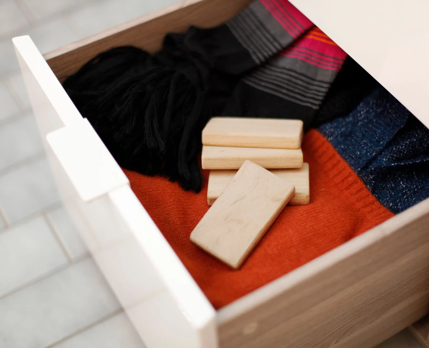 Bosign geurblok in wit cederhout, 4-pack Bosign