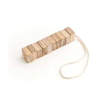 Bosign geurblok in wit cederhout aan koord. - 10-pack - Bosign