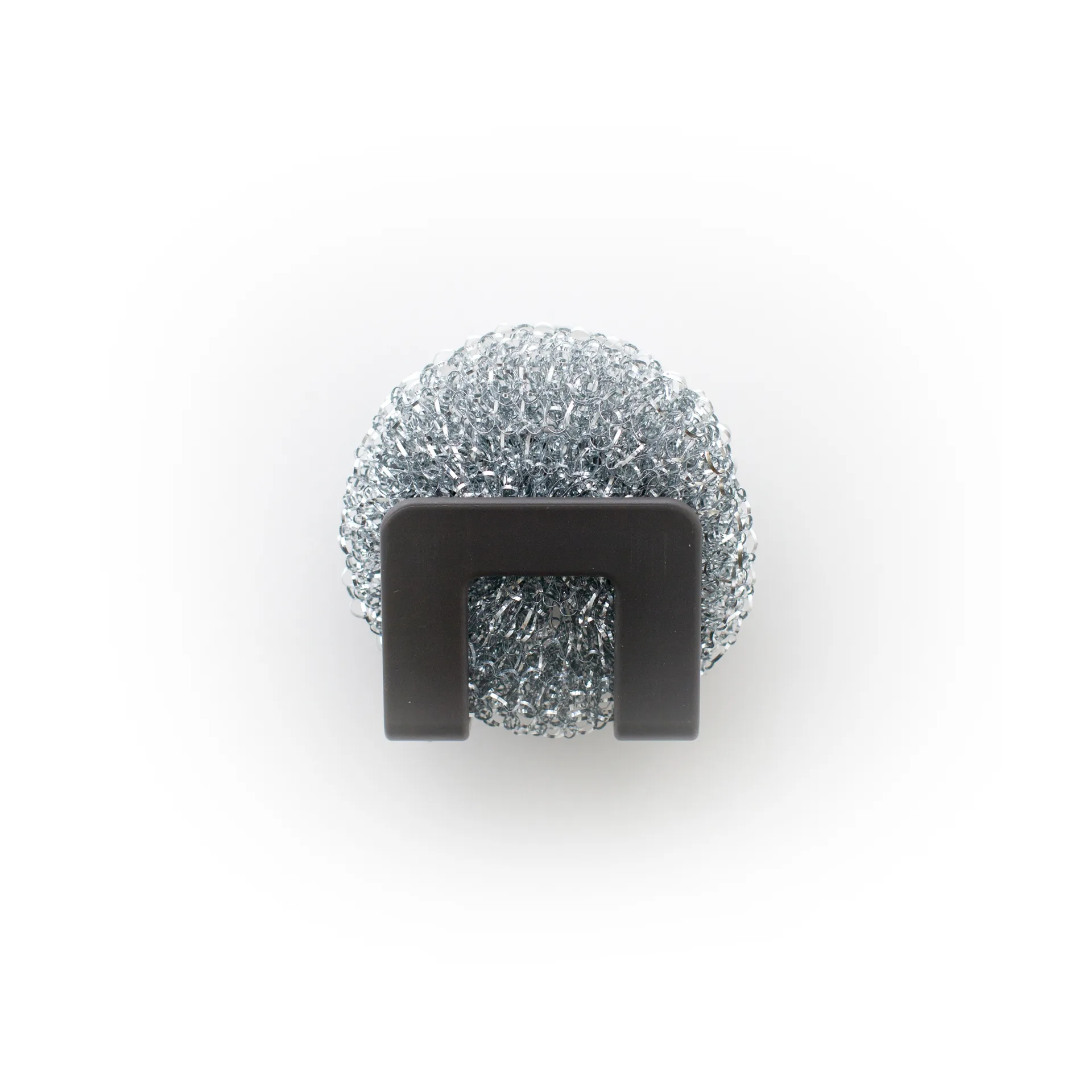 Bosign houder met zuignap voor vaatdoek en spons, Grafietgrijs Bosign