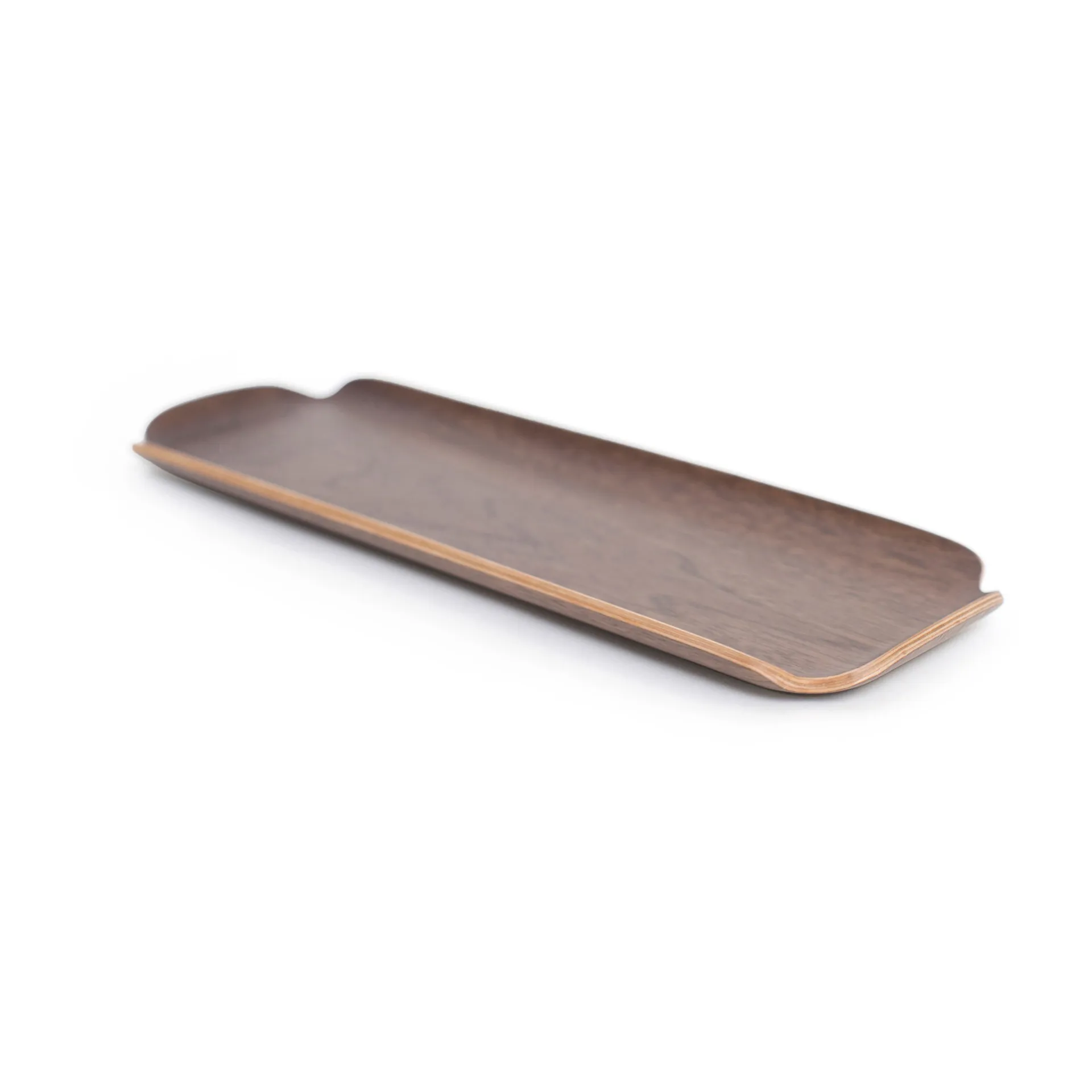 Bosign houten dienblad leaf, Walnoot Bosign