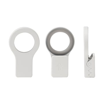 Bosign Loop clips voor theedoek 2-pack - Wit - Bosign