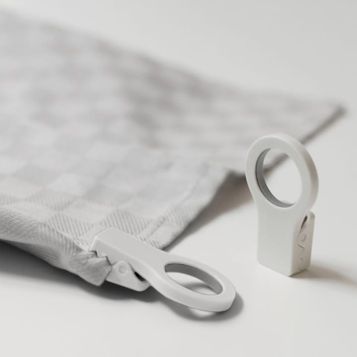 Bosign Loop clips voor theedoek 2-pack, Wit Bosign