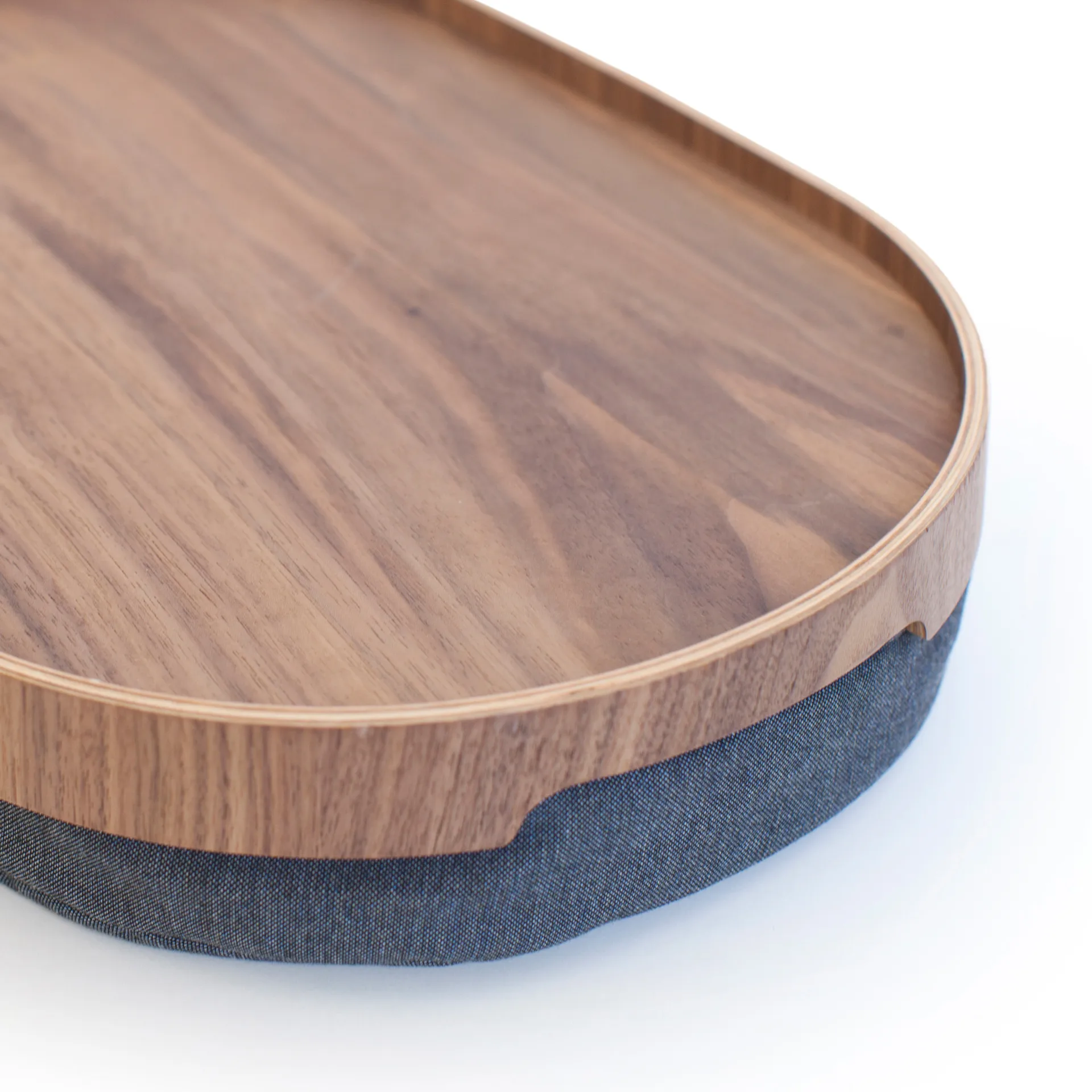 Bosign schootdienblad curveline medium 26x39 cm, Walnoot Bosign