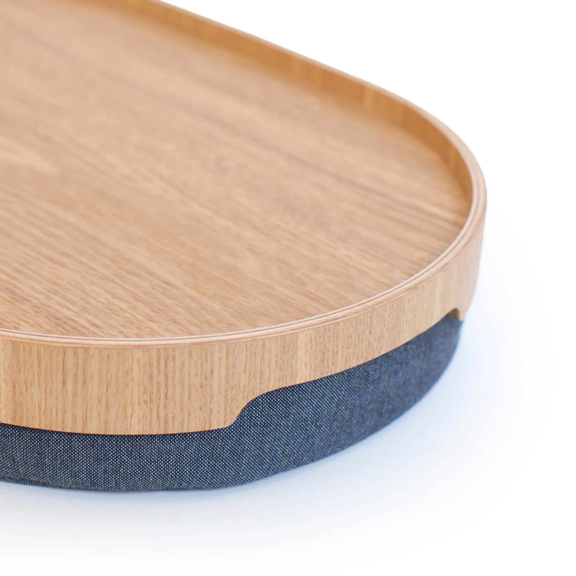 Bosign schootdienblad curveline medium 26x39 cm, Wilgenhout Bosign