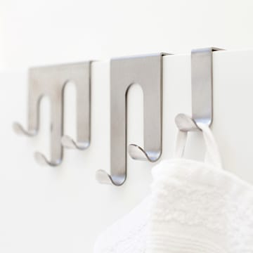 Bosign single J-haak 2-pack - Geborsteld staal - Bosign