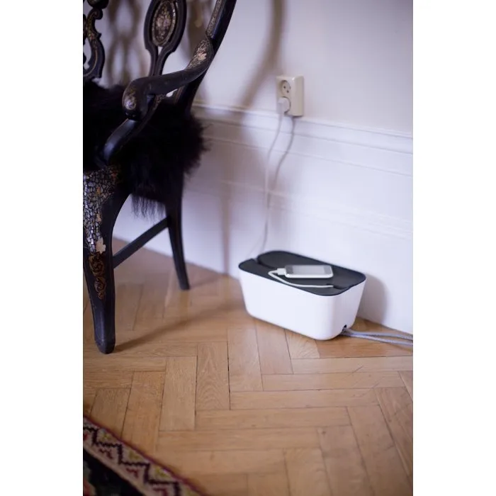 Cable organiser kabeldoos M, grijs Bosign