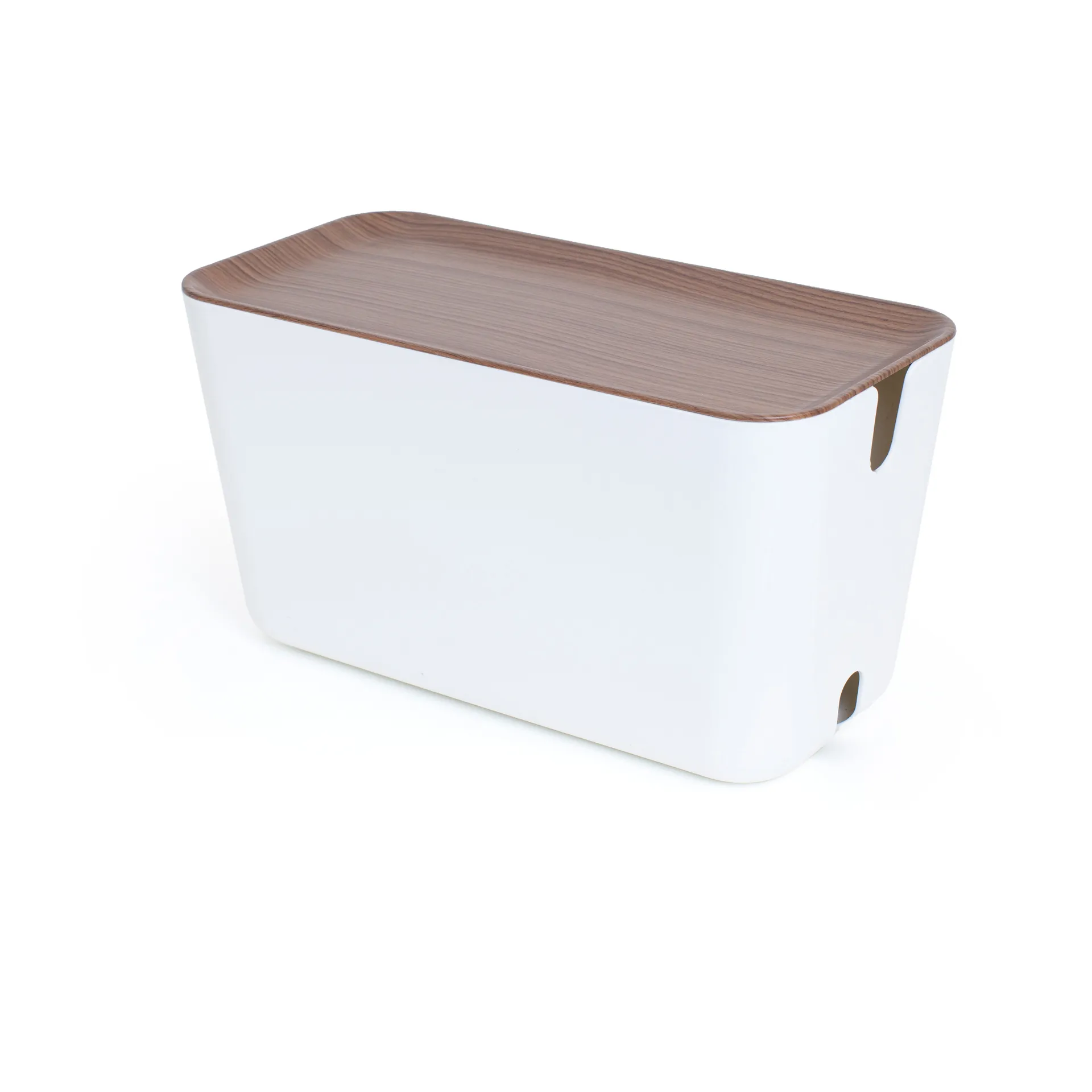 Cable Organiser XXL kabelverzamelaar, Donker houtdecor Bosign