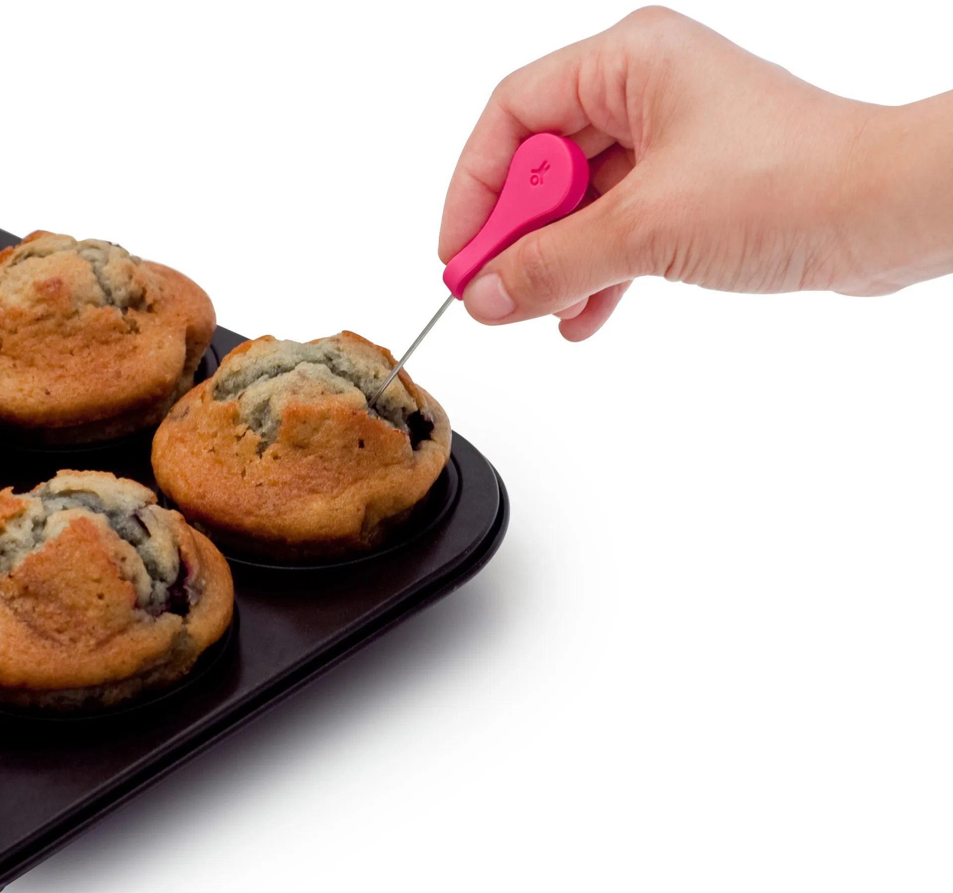 Cake Tester Staande taart- en aardappelprikker, Wit Bosign