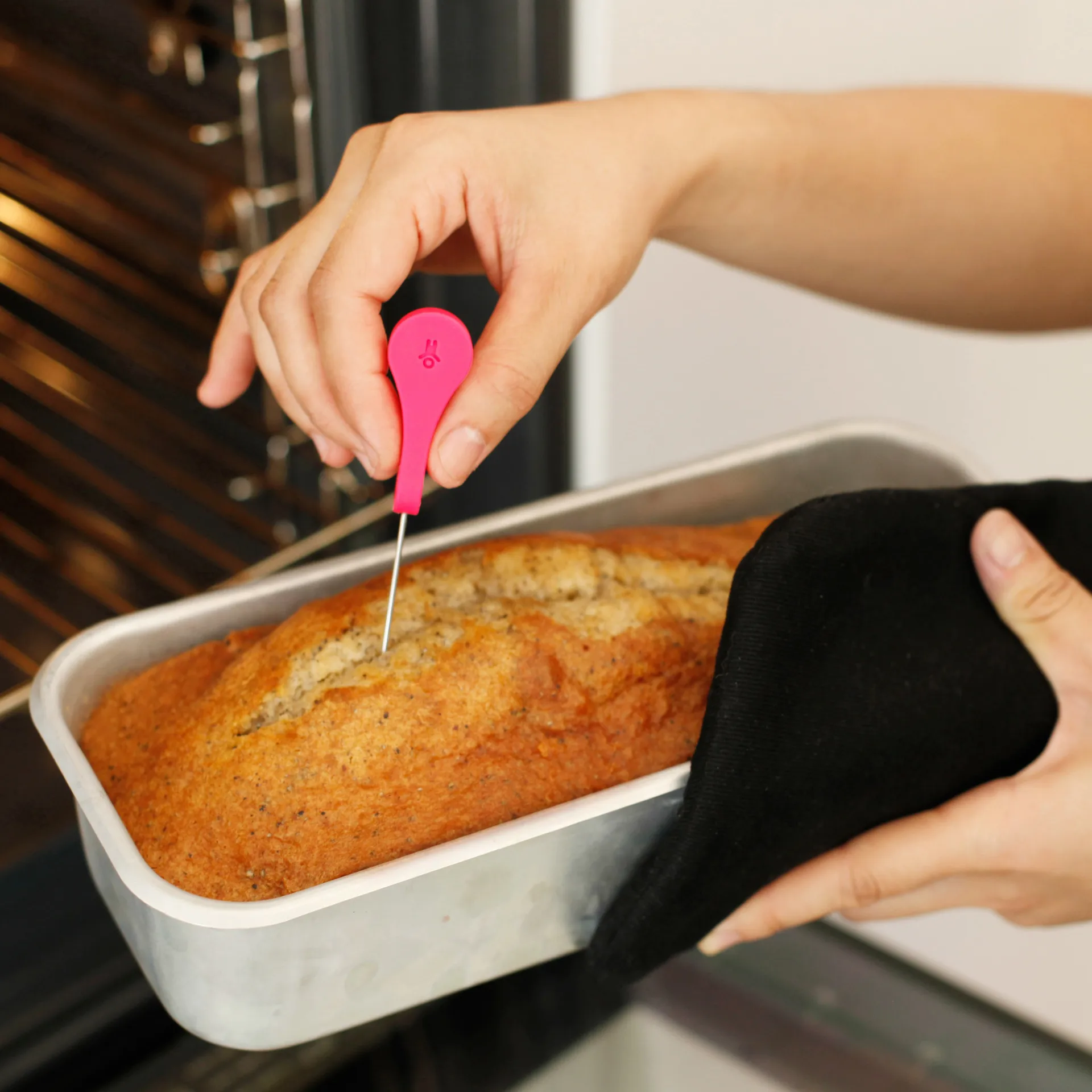 Cake Tester Staande taart- en aardappelprikker, Wit Bosign