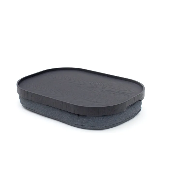 CurveLine™ anti-slip kniesteun 47x34 cm - Zwart wilgengrijs - Bosign