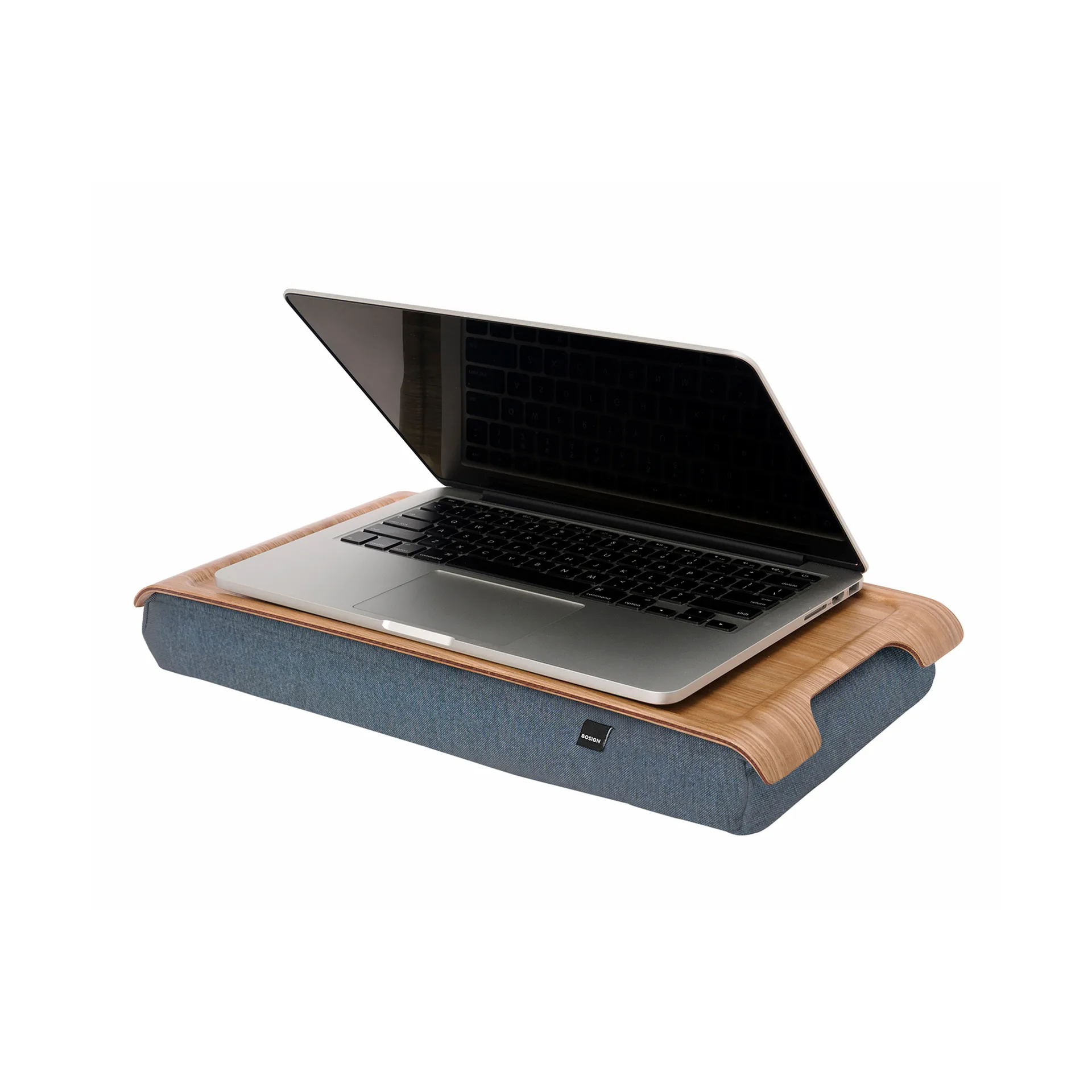 Dienbladkussen mini, Wilgenhout-zout & peper grijs Bosign