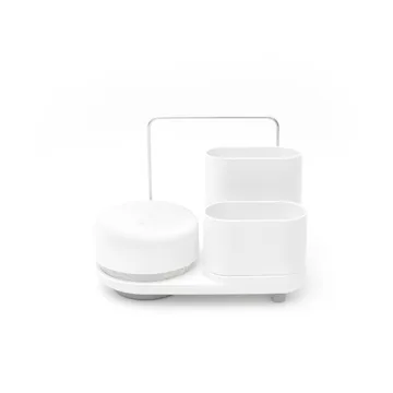 Do-Dish Caddy PLUS afwasmiddeldispenser & gootsteen organiser set - Wit - Bosign