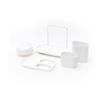 Do-Dish Caddy PLUS afwasmiddeldispenser & gootsteen organiser set - Wit - Bosign