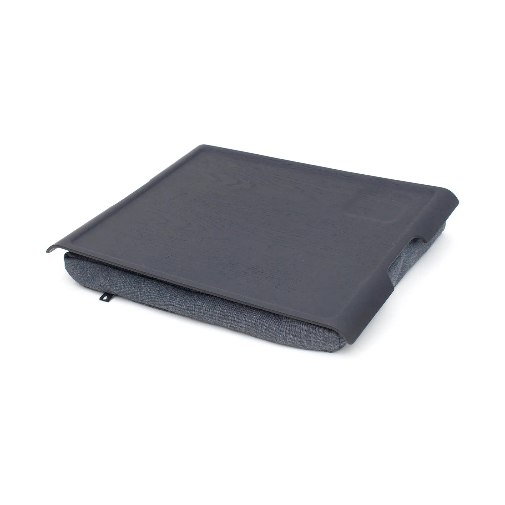 Knieschot Laptray anti-slip 46x38 cm, Zwart wilgengrijs Bosign