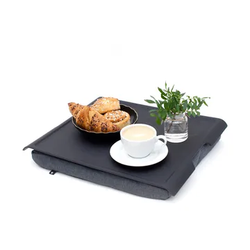 Knieschot Laptray anti-slip 46x38 cm - Zwart wilgengrijs - Bosign