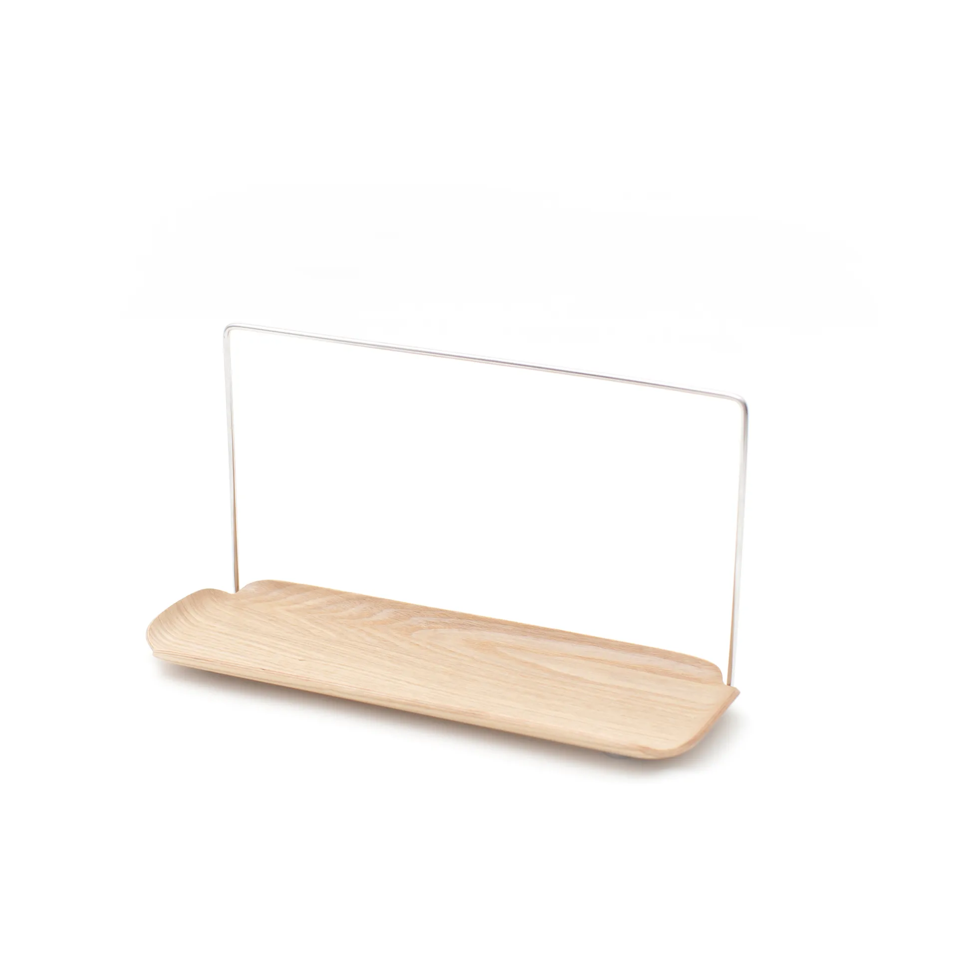 LEAF gootsteenorganiser met vaatdoekhanger, Wilgenhout-roestvrij staal Bosign