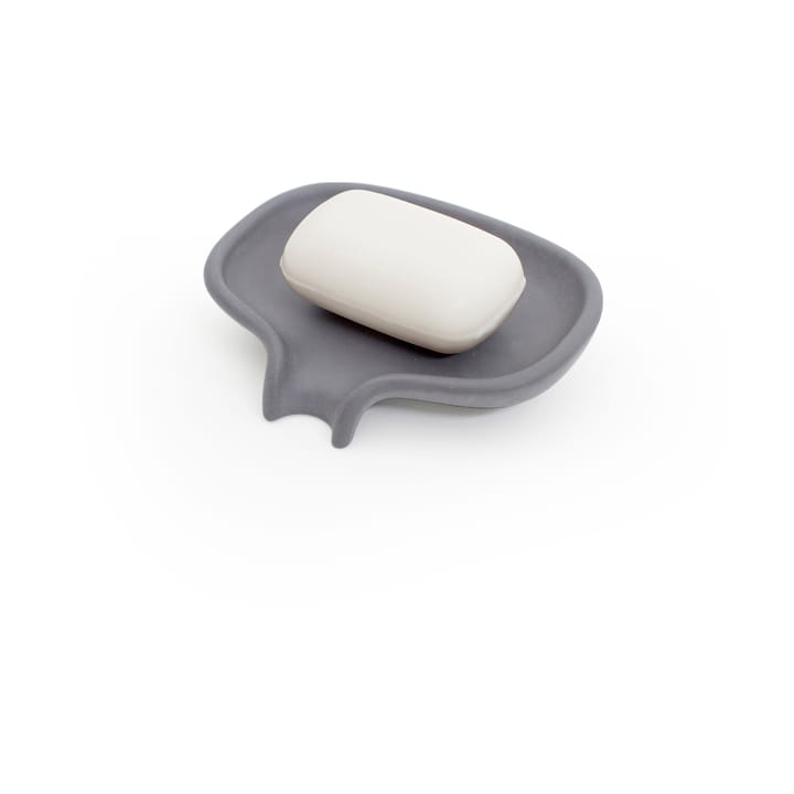 Soap Saver Flow zeepbakje met afdruipfunctie beton, Grijs Bosign