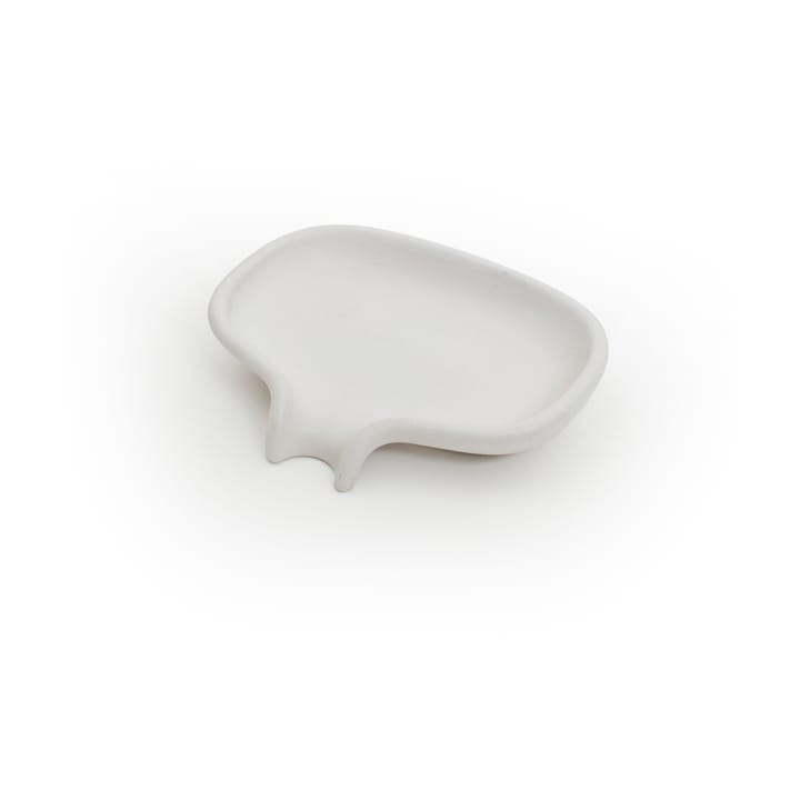 Soap Saver Flow zeepbakje met afdruipfunctie beton - Wit - Bosign
