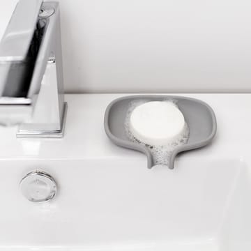 Soap Saver Flow zeepbakje met afdruipfunctie small - Grijs - Bosign