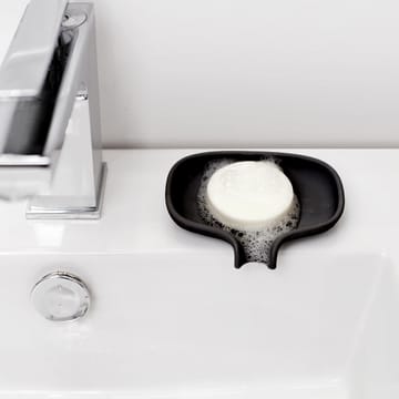 Soap Saver Flow zeepbakje met afdruipfunctie small - Zwart - Bosign