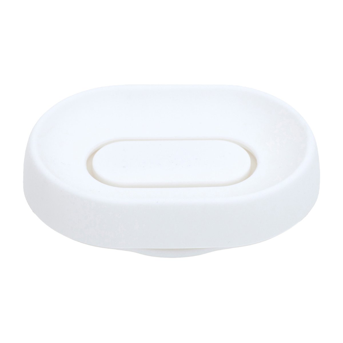 Bosign Zeepbakje met verborgen afvoertuit silicone large Wit