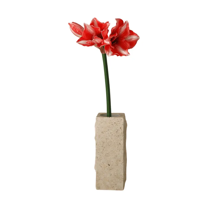 Amaryllis kunstbloem - Donkerrood, 72 cm - Botané