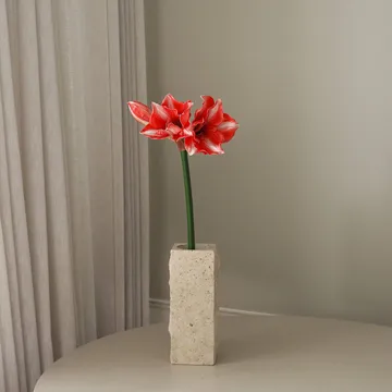 Amaryllis kunstbloem - Donkerrood, 72 cm - Botané