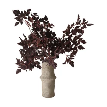 Burgundy Plum Leaves kunstboeket - 85 cm, 4 stuks - Botané