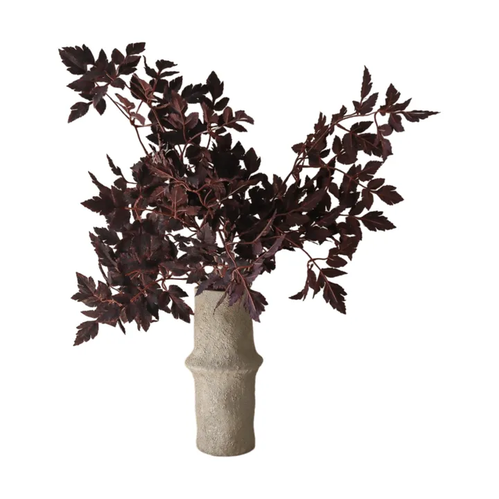 Burgundy Plum Leaves kunstboeket - 85 cm, 4 stuks - Botané