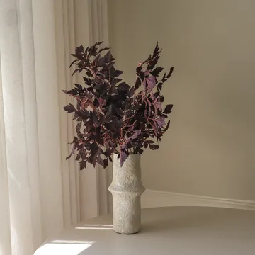 Burgundy Plum Leaves kunstboeket - 85 cm, 4 stuks - Botané