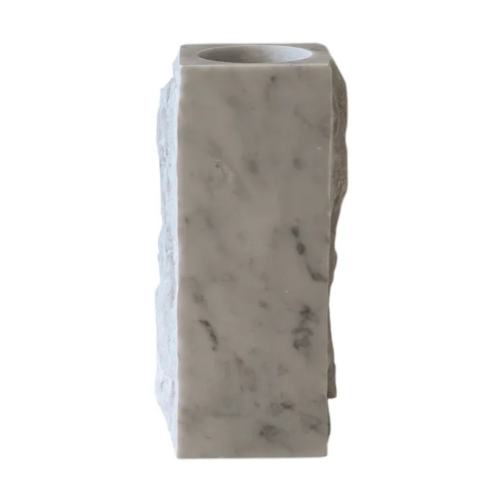 Carrara Edge marmeren vaas - medium, 30 cm - Botané