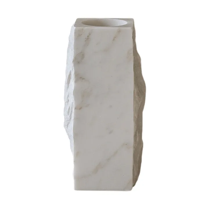 Carrara Edge marmeren vaas - Small, 25 cm - Botané