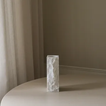Carrara Edge marmeren vaas - Small, 25 cm - Botané