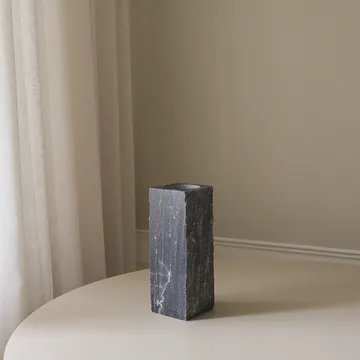 Cartier Edge marmeren vaas - medium, 30 cm - Botané