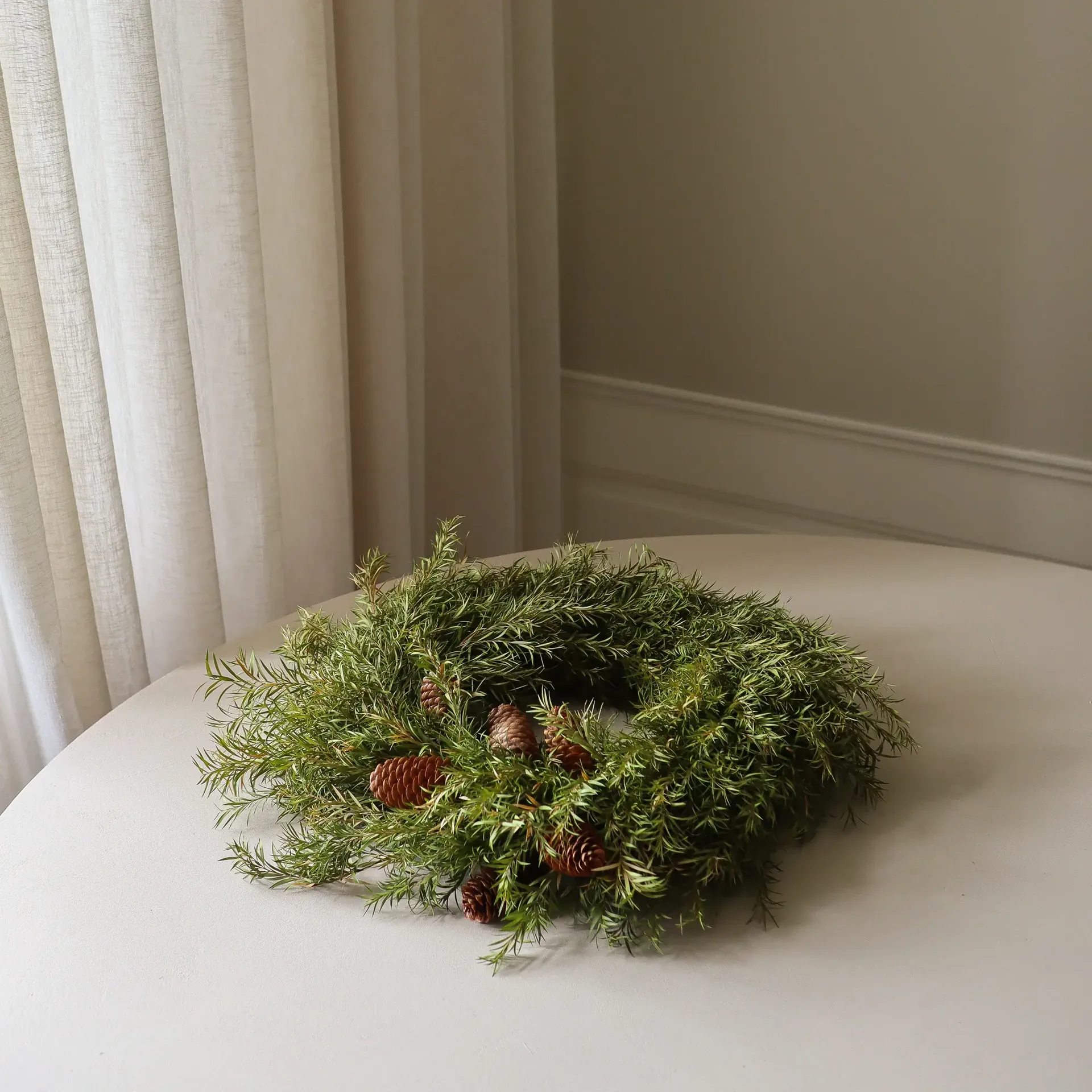 Evergreen Pine Wreath krans, Dennengroen, Ø40 cm Botané