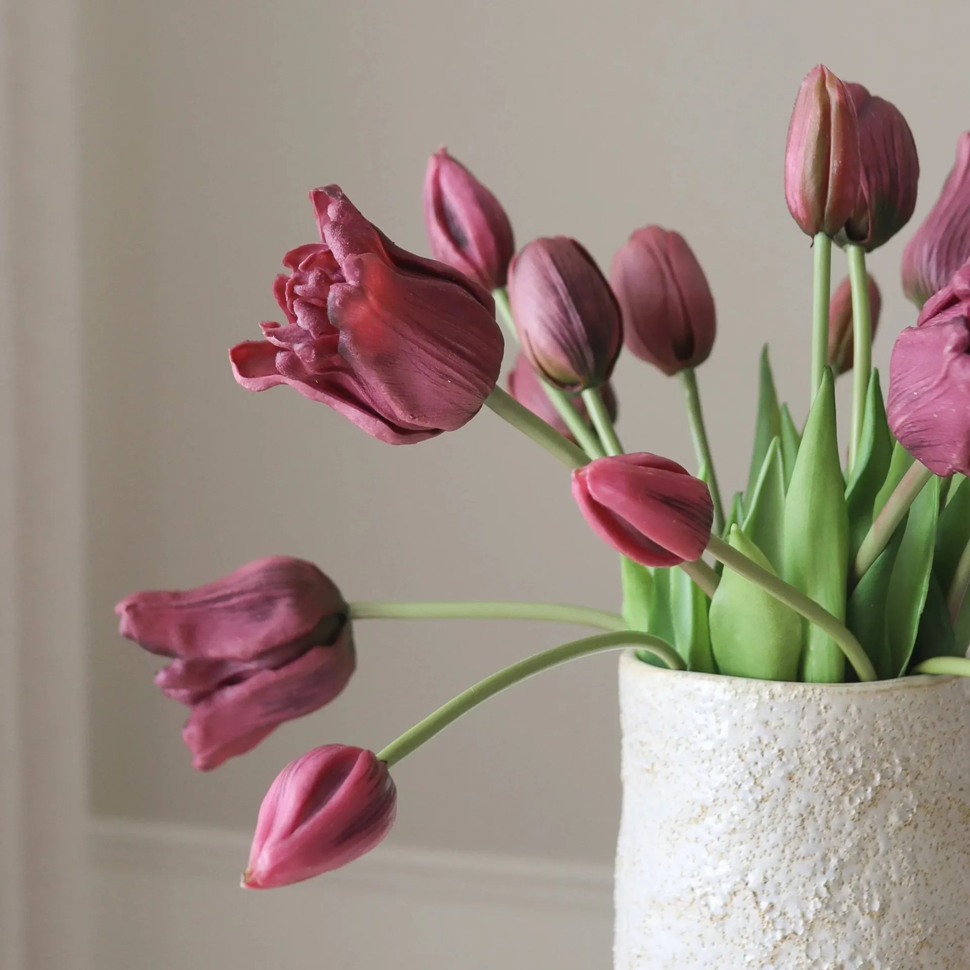 Gemengd tulpen kunstboeket, Paars, 20 st. Botané