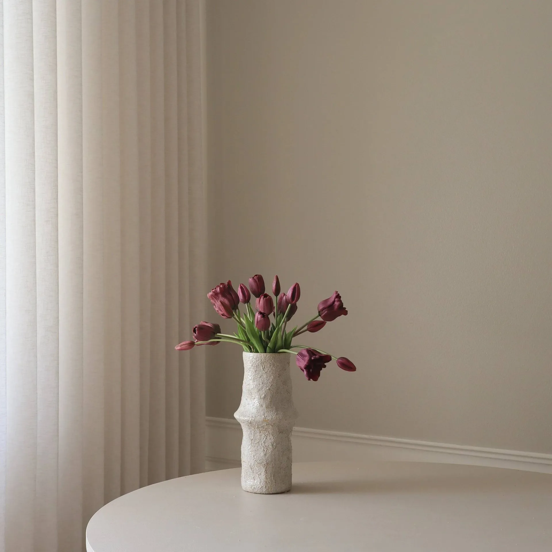 Gemengd tulpen kunstboeket, Paars, 20 st. Botané