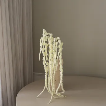 Hangamarant kunstbloem - Wit, 112 cm - Botané