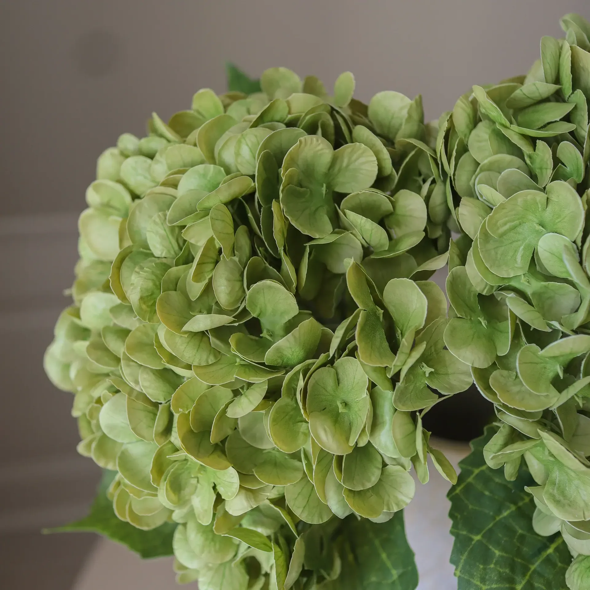 hortensia kunstbloem, mosgroen, 51 cm, 1 stuks Botané