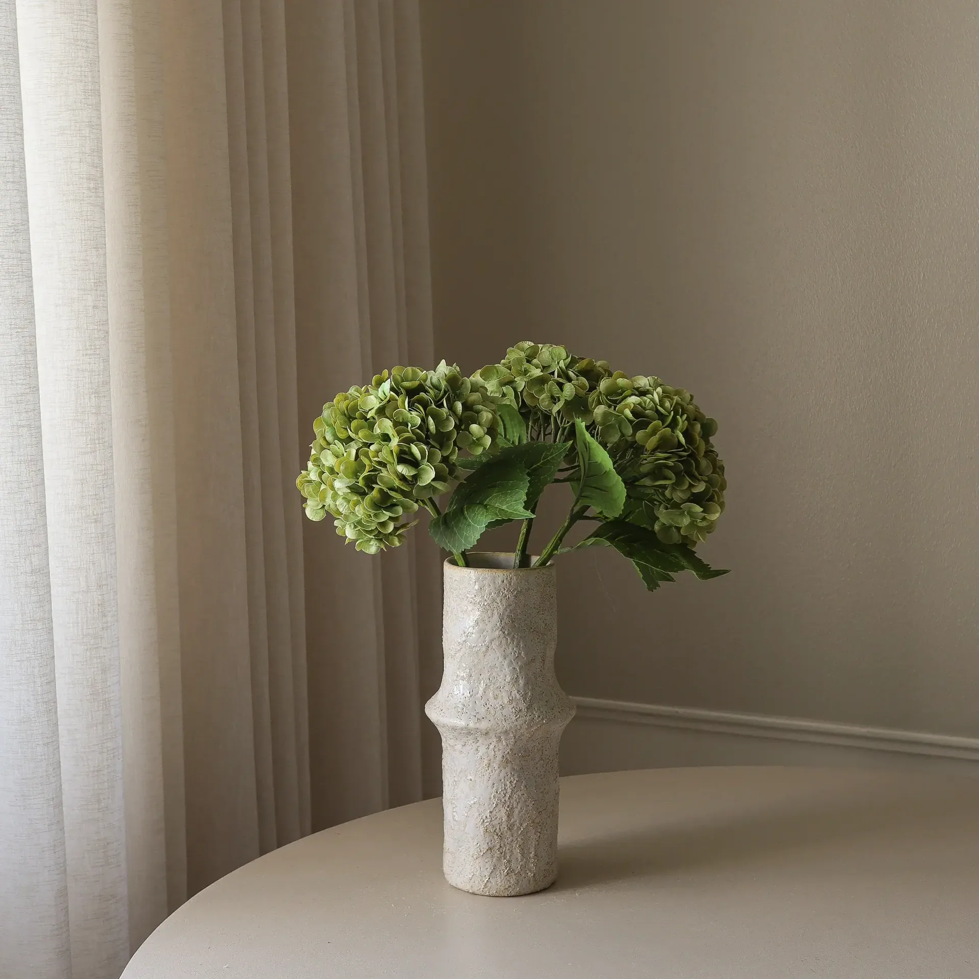 hortensia kunstbloem, mosgroen, 51 cm, 1 stuks Botané