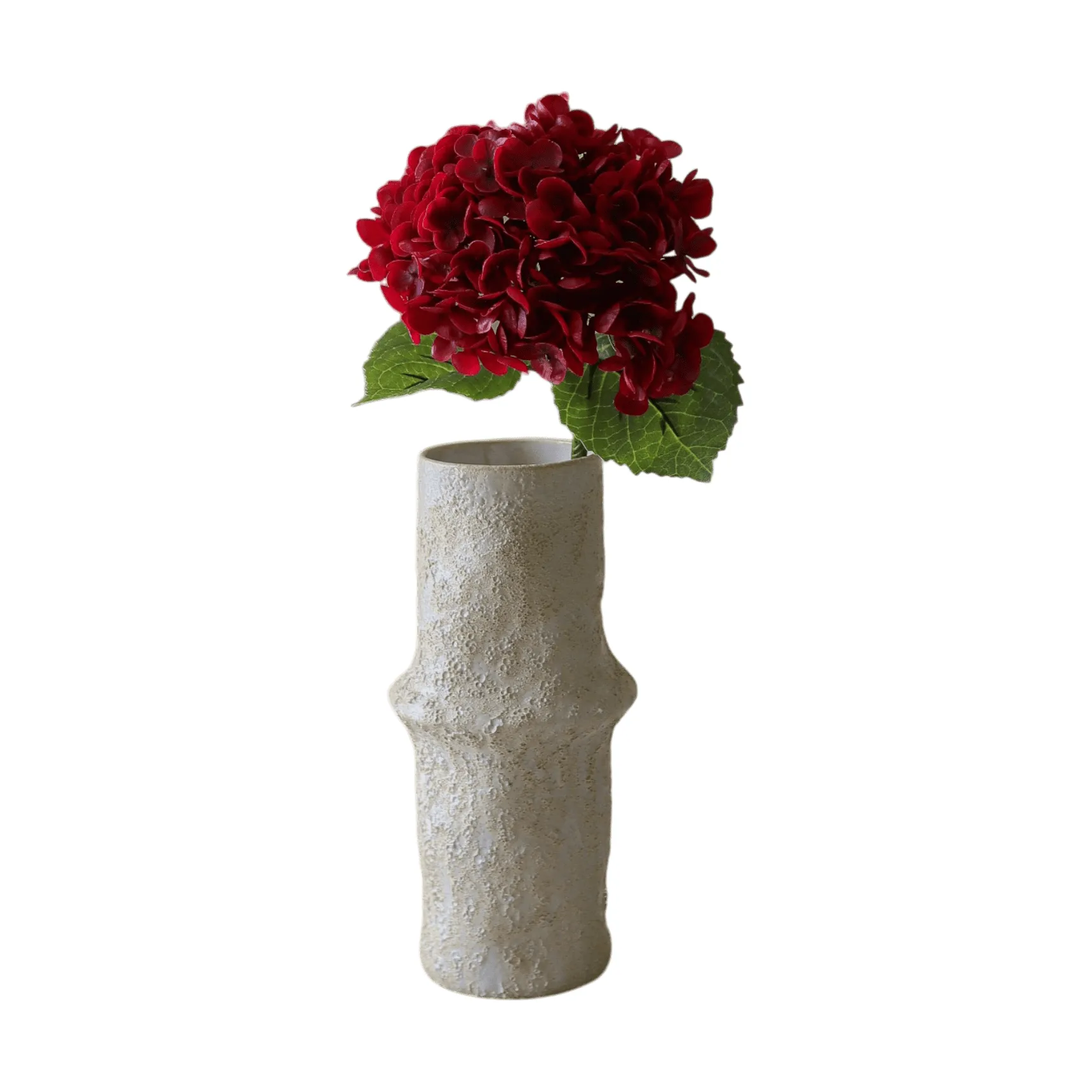 hortensia kunstbloem, Red, 51 cm, 1 stuks Botané