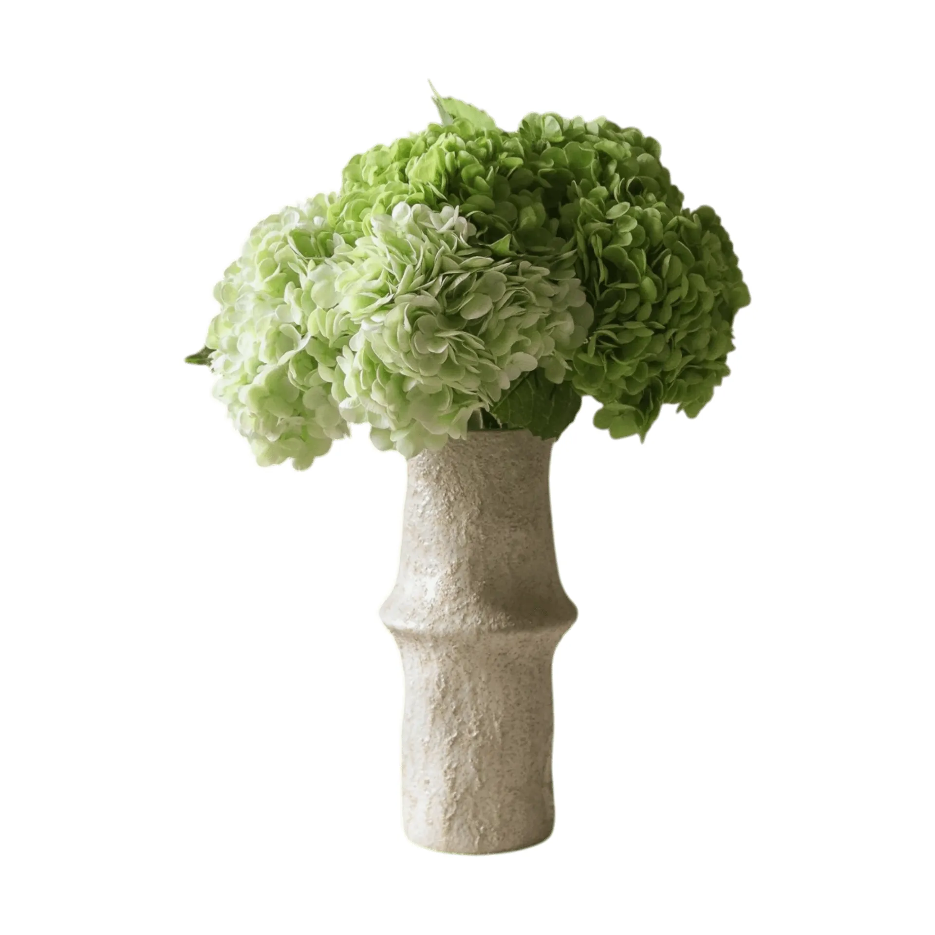 Hortensia kunstboeket, Groen, 7 st. Botané