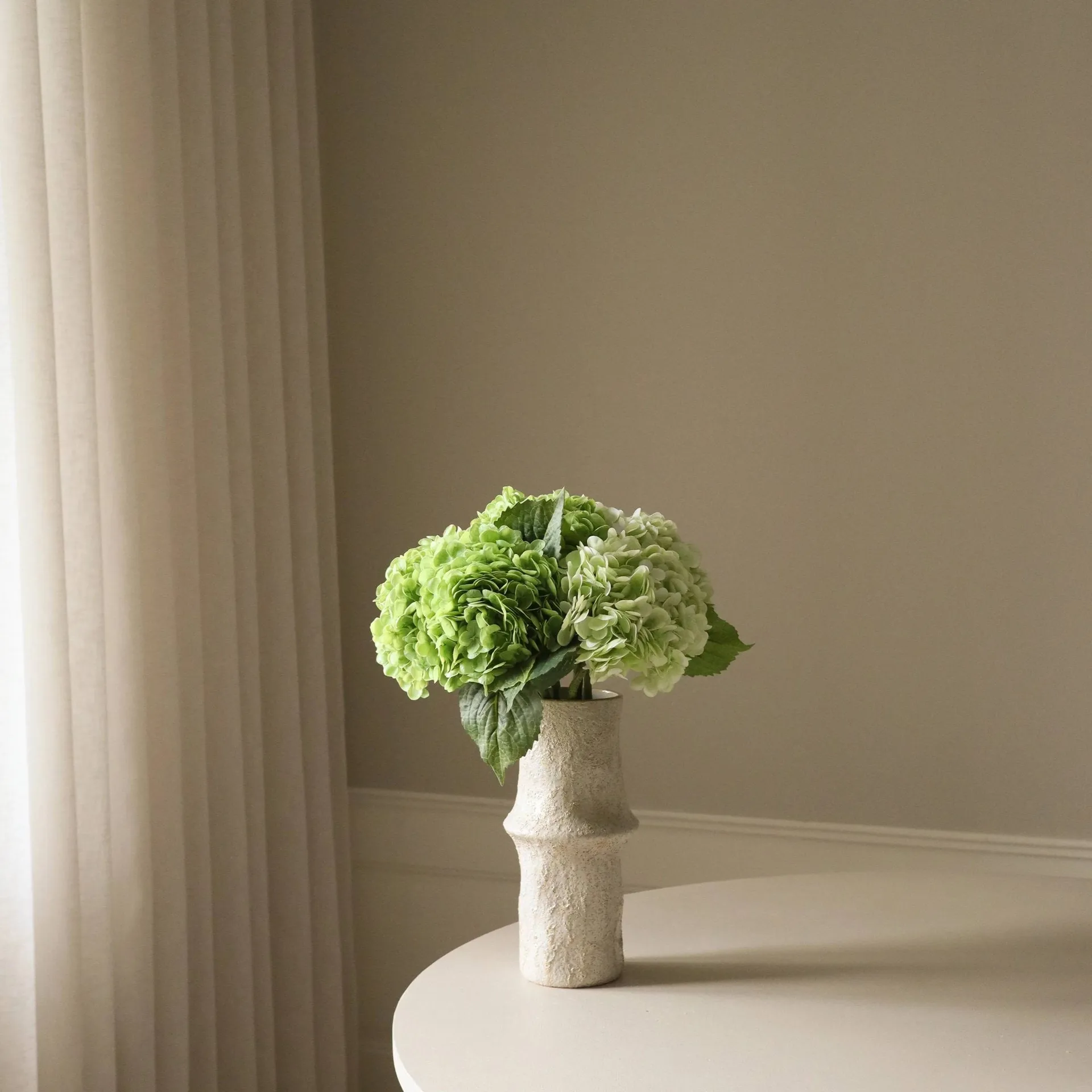 Hortensia kunstboeket, Groen, 7 st. Botané