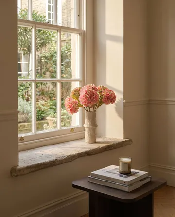 Hortensia kunstboeket - Soft pink, 60 cm, 5 stuks - Botané
